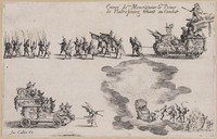 KG 10617
<br/>
Entree Prins van Pfalzburg ("Combat")
<br/>
<em>Callot, Jacques (1592 - 1635)</em>